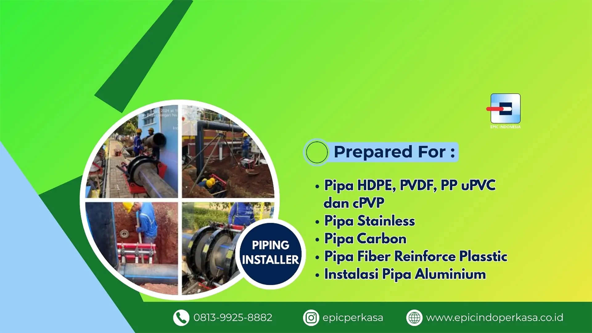 Piping Installer Epic Indo Perkasa